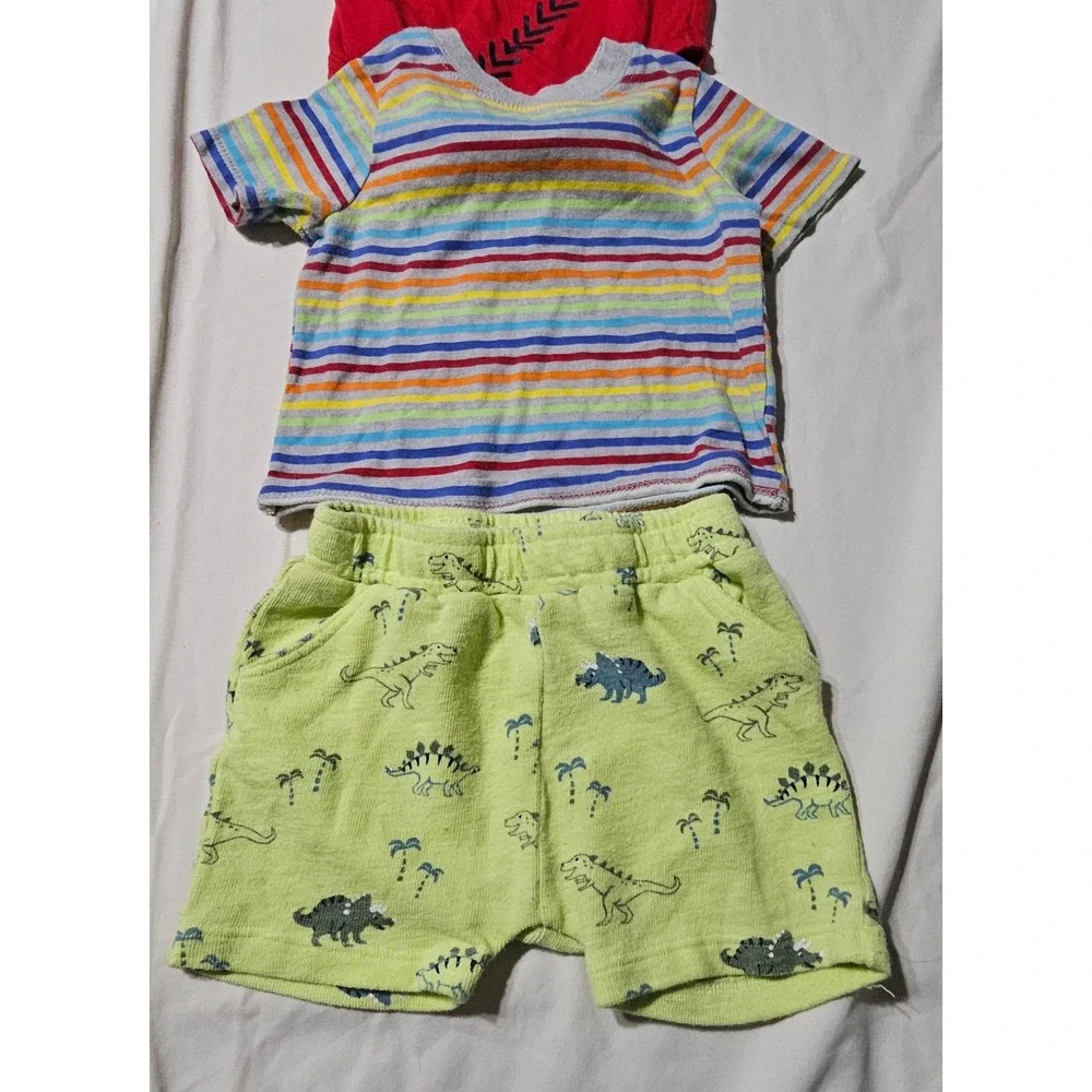 Garanimals St Louis Cardinals Baby Clothing Lot 0-3M 3-6M Dinosaur Stripes 11pc
